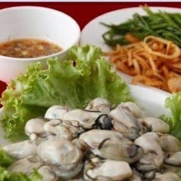 หอยนางรมสดตัวเล็ก