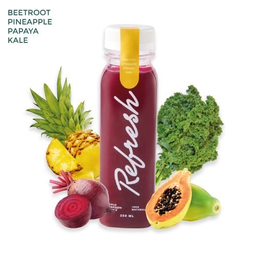 pineapple+beetroot+papaya+kale