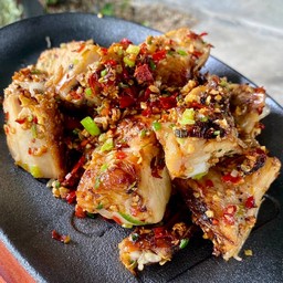 ไก่ย่างคั่วพริกเกลือ