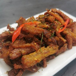 ฟองเต้าหู้ผัดพริกขิง100g