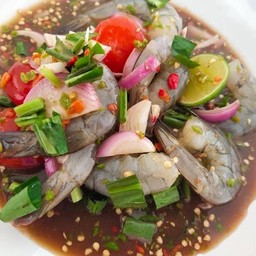 ยำกุ้งสด
