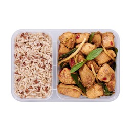 ไก่ผัดขี้เมา (331kcal)