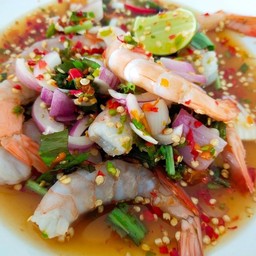 ยำกุ้งสะดุ้ง