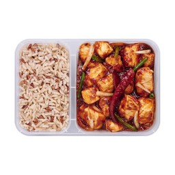 ไก่ผัดน้ำพริกเผา (349kcal)