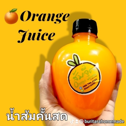 น้ำส้มคั้นสดๆ100%