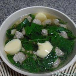 ต้มจืดตำลึงหมูสับ