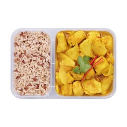 แกงส้มไก่ยอดมะพร้าวอ่อน (344kcal)