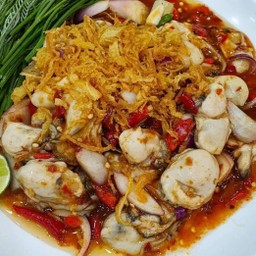 ยำหอยนางรม 120฿