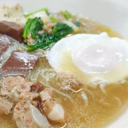 จั๊บ ไข่+กระดูกอ่อน (มีชุดเครื่องปรุงให้1ชุดคะ)