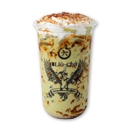 ชาเขียวนมชีสพ่นไฟ