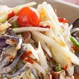 ส้มตำน้องน้ำหวาน ตลาดวัดศรี