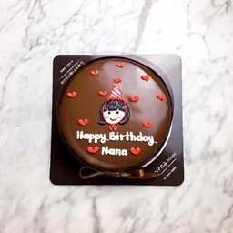 Minimal style on larna cake 1 pound