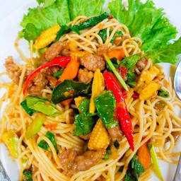 สปาเก็ตตี้ขี้เมาเนื้อ