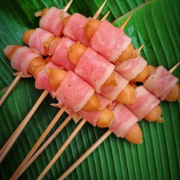 เบคอนไก่พันมินิค๊อกCP