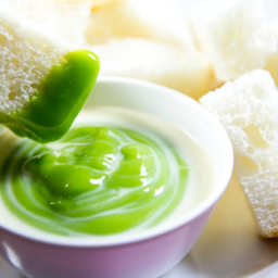 ขนมปังสัขยาใบเตยนึ่ง(เล็ก)