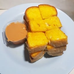 ปังปิ้ง เนย จิ้ม สังขยาลาวาชาไทย (3แผ่น)