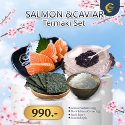 ข้าวห่อสาหร่าย แซลม่อน & คาเวียร์
