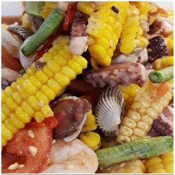 ตำข้าวโพดทะเล