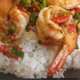 กุ้งคั่วพริกเกลือ