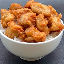 ข้าวไก่คาราเกะครีมซีฟู๊ด