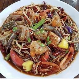 ตำทะเลปูม้ากุ้งสด