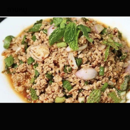 ลาบหมูสุก