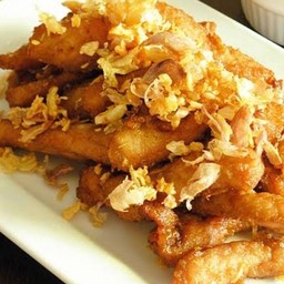 หมูทอดกระเทียม