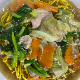 ราดหน้าหมูหมี่กรอบ