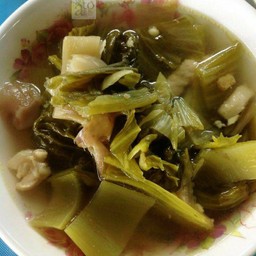 ต้มผักกาดดองซี่โครงหมู