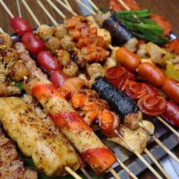 หม่าลา&ปิ้งหมึก&ข้าว T&P