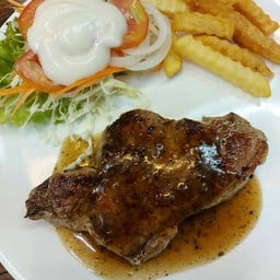 สเต็กไก่พริกไทยดำ