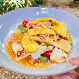 ตำข้าวโพดไข่เค็ม