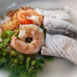 ข้าวต้มกุ้ง+ปลา