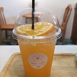 น้ำส้มคั้นสด