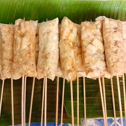 ไข่หมึกกล้วยแท้ (นึ่งสุกแล้ว มาย่างไฟอีกที)