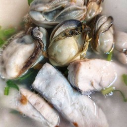ข้างต้มหอยนางรม+เนื้อปลา