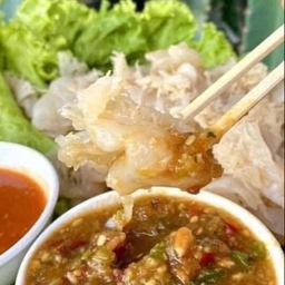 [เซ็ต 6]แมงกระพรุนลวกจิ้ม+หมึกลวกจิ้ม แถมแคบหมู