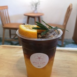 อเมริกาโน่น้ำส้มคั้น