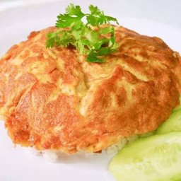 ข้าวไข่เจียวหมูสับไข่ 2 ฟอง