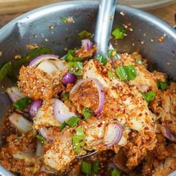 ยำไก่แซ่บ(สั่งเป็นกับข้าว)