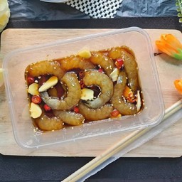 กุ้งดองซีอิ๊ว (จานเดี่ยว)