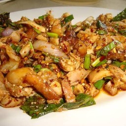 น้ำตกไก่ย่างหม่าล่า