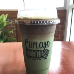 ชาเขียวนมสด กาแฟ เย็น (Iced Green tea coffee)