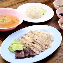 ไก่สับเปล่า จานใหญ่