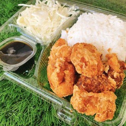 ข้าวไก่กรอบซอสเทอริยากิ