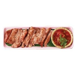 หมูย่างเกลือสูตรโบราณ + น้ำจิ้มมะขาม