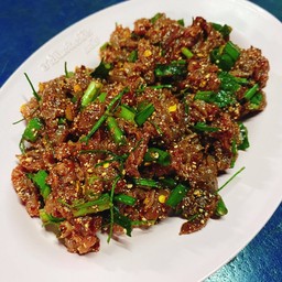 ก้อยเนื้อมะนาว(ดิบ)