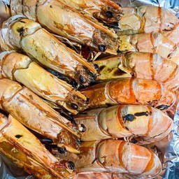 กุ้งลายเสือ เผา ขนาด 10-12 ตัวโล