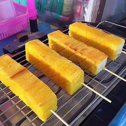 ขนมปังปิ้งปังปังเนยนม