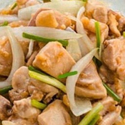 ข้าวราดไก่นํ้ามันหอย